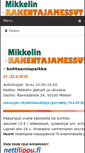 Mobile Screenshot of mikkelinmessut.fi